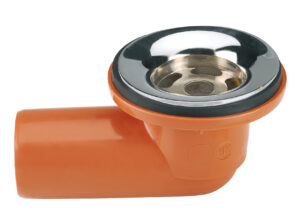 AWADUCT - SOPAPA A CODO P/BAÑERA - PVC  40 MM CR (4098)