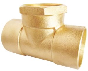 BRONCE COLORADO - TEE RED ENCHUFE - SF 25 MM X RH 13 MM X 25 MM - COHU