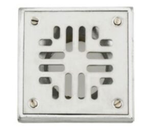 DELTA - REJILLA C/MARCO C/EMBUDO 8 X 8 ACERO INOX (01437)