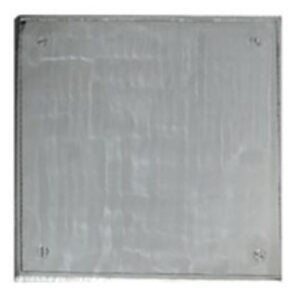 DELTA - TAPA C/MARCO SIMPLE PESADA 20 X 20 BCE PUL (01187)