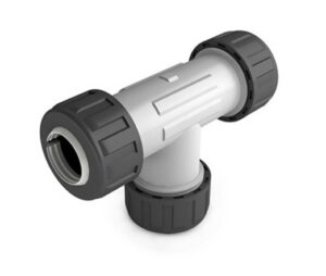 DUKE ACOPLE DE COMPRESION "T" C/ TRABA MECANICA 1/2 (75000101PTM)