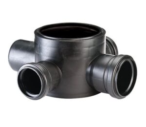 DURATOP X - EMPALME ACC.HORIZ.SAL.63 ENT.50 MM NEGRO(10-381063250)