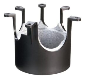 DURATOP X - PORTA PILETA SUSPENDIDA 110MM NEGRO (10-420354110)