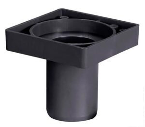 DURATOP X - PORTAMARCO 8 X 8 SALIDA 40 MM NEGRO (10-354080040)