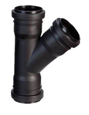 DURATOP X - RAMAL A 45 HH 40 X 40 MM NEGRO (10-167040000)