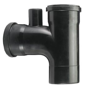 DURATOP X - RAMAL A 90 MH 110 MM C/VENT.50 NEGRO (10-131110000)