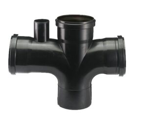 DURATOP X - RAMAL DOBLE A 180 110 X 110 MM C/VENT.NEGRO (10-180180110)