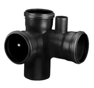 DURATOP X - RAMAL ESQUINERO A 90 110 MM C/VENT.NEGRO (10-181090110)