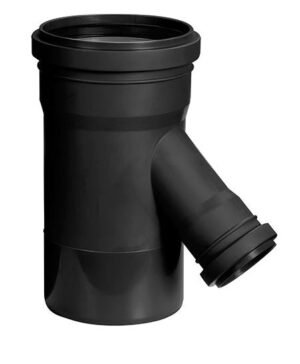 DURATOP X - RAMAL INVERTIDO 110 X 50 MM NEGRO (10-166110050)