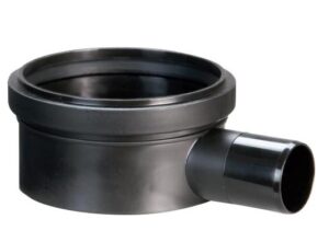 DURATOP X - RECEPTACULO HORIZ.BAJO 110X40MM NEGRO (10-347110040)