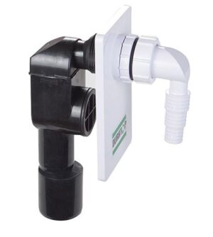 DURATOP X - SIFON DE PARED P/LAVARROPA NEGRO (10-511050040)