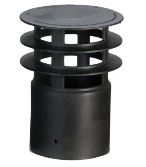 DURATOP X - SOMBRERETE DE VENTILACION 110 MM NEGRO (10-515110000)