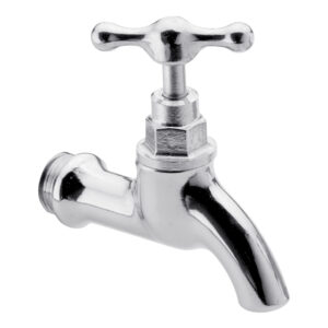 CANILLA SERVICIO FV 430 13 MM  CROMO C/VOLANTE FIJO