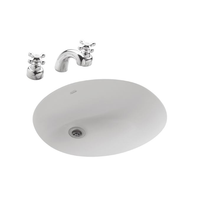 FERRUM - LCHF B - ARMONICA - BACHA BAJO MESADA 46 X 34 CM ARIANNA BCO