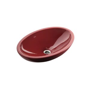 FERRUM - LWZF R - ARMONICA - BACHA DE AP 55 X 36 X 10 CM CITERA ROJO