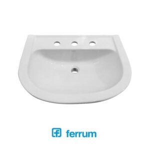 FERRUM - BAR-LV-300-BL - BARI - LAVATORIO 3 AGUJEROS BCO