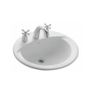 FERRUM - LO8F B - ARMONICA - LAVAT 3 AG SOBRE MESADA 52 X 46 CM OVAL B