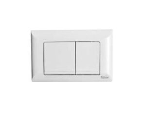 FERRUM - REP-RA-052-BL - TAPA 2 TECLAS RECT. GRANDES BLANCAS - VTA52-B