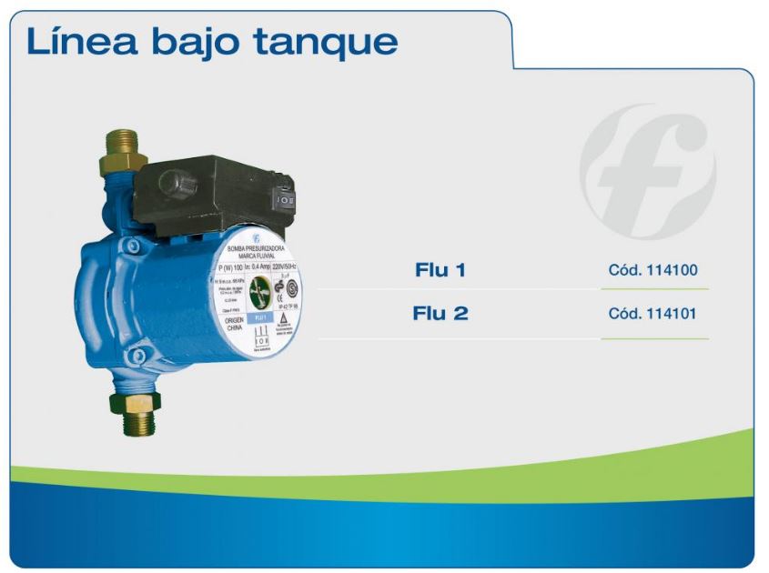 FLUVIAL L ALTURA BOMBA PRESURIZADORA FLU 2 2 BA OS COC 
