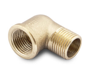 BRONCE ROSCADO - CODO A 90 2 MH - JM