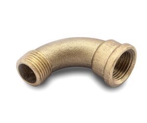 BRONCE ROSCADO - CURVA A 90 1/2 MH - JM