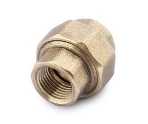 BRONCE ROSCADO - UNION DOBLE CONICA 1 - JM