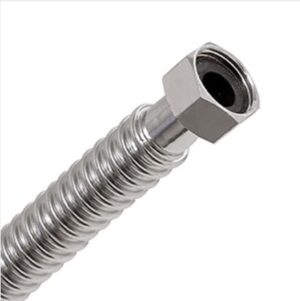 FLEXIBLE DE COBRE ANILLADO 1/2 X 20 CM - RN - TMF - CROMO