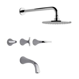 GRIF FV 103/49L CR ALESIA LEVER C/CER BAÑERA P/EMBUTIR C/TRANSF.