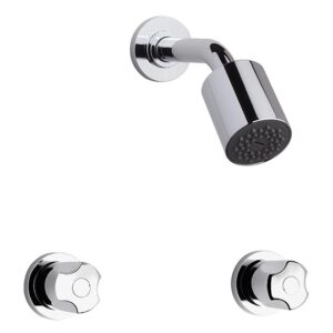 GRIF FV 109/B6 CR - PAMPA BAÑERA P/EMBUTIR 2 LLAVES Y LLUVIA