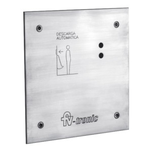 GRIF FV  374.02 AI VALV.ELECTRONICA P/DESC.MINGITORIO C/TAPA AC.INOX.