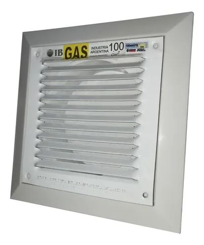 REJILLA VENTIL APROB C/MARCO 15 X 15 X 100 CM2 ESMALT - IB (173/1003)