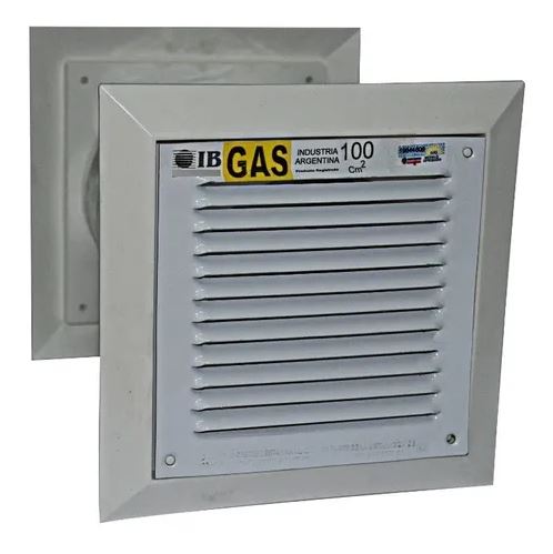 REJILLA VENTIL APROB C/MARCO 15 X 15 X 100 CM2 ESMALT - IB (173/1003) - Imagen 2