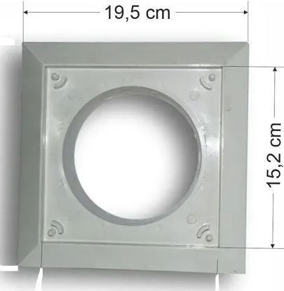 REJILLA VENTIL APROB C/MARCO 15 X 15 X 100 CM2 ESMALT - IB (173/1003) - Imagen 3
