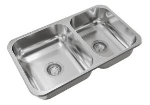 JOHNSON - RR63 - PILETA DOBLE PEGAR 63.8 X 37 X 15 AC 430