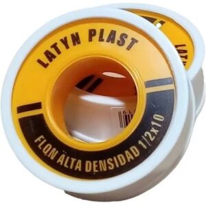 LATYN PLAST - ROLLO TEFLON - ALTA DENSIDAD - 1/2 X 10 MTS