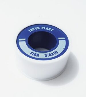 LATYN PLAST - ROLLO TEFLON - PROFESIONAL / ESTANDAR - 3/4 X 10 MTS