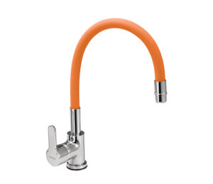 PIAZZA - 10016NA EMBLEM NARANJA - GRIF MONOC P/COCINA P/MES C/MANG FLE