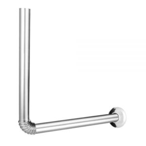 RAO - DESCARGA FLEXIBLE A CODO 40 X 40 CM C/ROS AC INOX CR (7025.618)