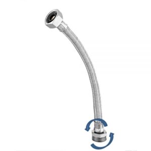 FLEXIBLE MALLADO ACERO INOX - P/AGUA | TMG 1/2 X 20 CM (2000.269)