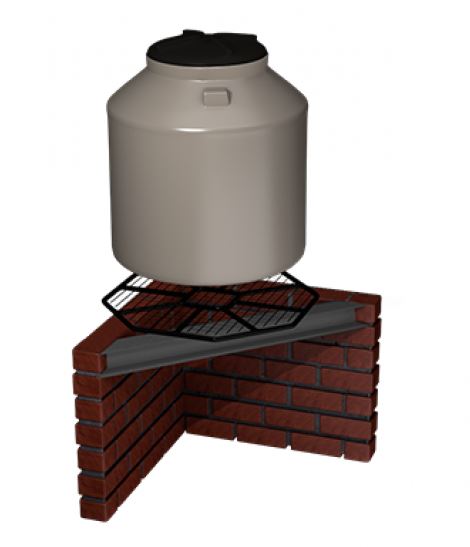 BASE - SOPORTE P/TANQUE ( HASTA 2750 LTS ) OMEGA SUPER MAX - ELSIMETRI - Imagen 2