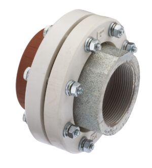 UNION DOBLE 2 1/2 C/BRIDA PLASTICA FUSION-ROSCA MET.HEMBRA (5241)  H3