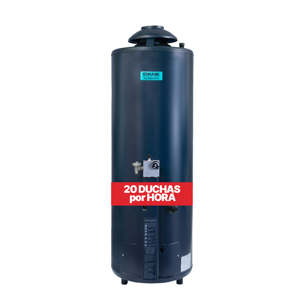 ESKABE - TERMO ACQUAPIU H1100 | ( 1100 LTS/H ) SAL VERT 5" | CERAMIC BLUE