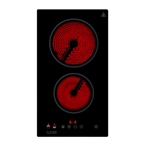 CLEVER COOKING - ANAFE VITROCERAMICO 2 HORNALLAS - 122