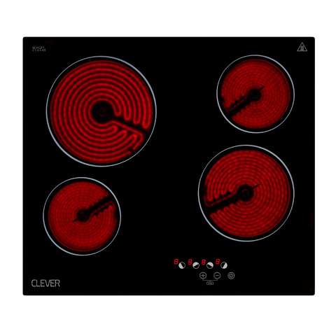 CLEVER COOKING - ANAFE VITROCERAMICO 4 HORNALLAS - 124