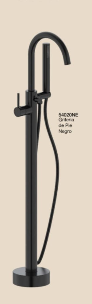 PIAZZA - 54020NE - GRIF DE PIE NEGRO P/BAÑERA ISLA
